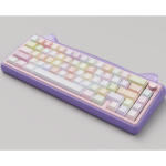 Chilkey Paw 65 Keyboard Assembled Edition Flex Cut Hotswap RGB PCB Purple Unicorn