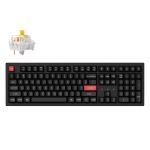 Keychron K10P-B4 K10 Pro QMK/VIA WirelessMechanical Keyboard Black Fully Assembled RGB Backlight K Pro Banana