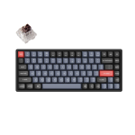 Keychron K2P-J3 K2 Pro QMK/VIA Wireless Mechanical Keyboard Black - Fully Assembled (Hot-Swappable) RGB Backlight Aluminum Frame