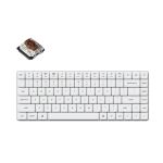 Keychron K3P-P3 K3 Pro QMK/VIA Wireless CustomMechanical Keyboard White RGB Backlight Brown Switches