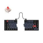 Keychron Q11-M1 Q11 QMK Custom Mechanical KeyboardFully Assembled Knob Carbon Black - A Gateron G Pro Red Switches