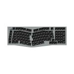 Keychron Q13P-B2 Q13 Pro (Alice Layout) QMK/VIAWireless Custom Mechanical Keyboard Barebone Knob Silver Grey Barebone