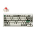 Keychron Q1M-P1 Q1 Max Swappable RGB Backlight Red Switch Knob Version White