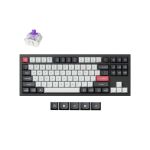 Keychron Q3H-M1 Q3 HE QMK Wireless Custom KeyboardFully Assembled Knob Carbon Black Gateron Double-Rail Magnetic Nebula Switches