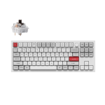 Keychron Q3P-P3 Q3 Pro QMK/VIA Wireless CustomMechanical Keyboard Fully Assembled Knob Shell White Keychron K Pro