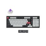 Keychron Q5H-M1 Q5 HE QMK Wireless Custom KeyboardFully Assembled Knob Carbon Black Gateron Double-Rail Magnetic Nebula Switches