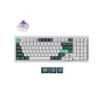 Keychron Q5H-P1 Q5 HE QMK Wireless Custom KeyboardFully Assembled Knob Shell White Gateron Double-Rail Magnetic Nebula Switches