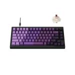 Keychron X4-A3P Lemokey X4 QMK Wired MechanicalKeyboard Red Backlight Purple (Side-Printed Shine-Through)