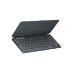 Logitech 920-012920 Keys-To-Go 2 Portable Bluetooth Keyboard for Tablet With Built-in Cover Slim and Compact Wireless Keyboard fo