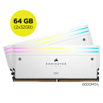 Corsair CMP64GX5M2B6000C30W DOMINATOR TITANIUM64GB 2x32GB DDR5 Memory Kit 6000MT/s 30-36-36-76 Std PMIC XMP 3.0 RGB LED 1.4V