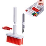 5-in-1 Multi-Functional Keyboard& Earphones Cleaning Tools Kit Red/White