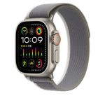 Alpine Trail Loop Nylon Band  for Apple Watch 42/44/45/49mm Green+Grey