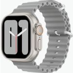 Ocean Silicone Band for Apple Watch 42/44/45/49mm Grey