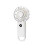 DQ236 Mini Handheld Fan with Buckle Design White