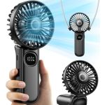 F11 Mini HandHeld Fan Black