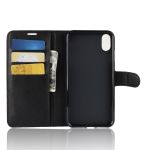 iPhoneXS MAX Lichee Leather Case Black