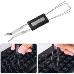 Keycaps Pullers 2 in 1 Design Key Cap & Key Axis Remover Black