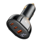 Mcdodo CC-4450 128W Dual USB C+ USB  Car Charger Black