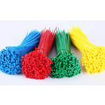 Nylon Cable Ties 3.5*200mm Blue Yellow Green Red each 25pcs 8in