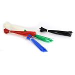 Nylon Cable Ties 3.6*200mm 125pcs Red BlueGreen White Black each 25pcs 8in