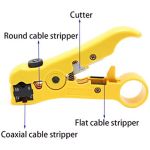 Network Tool Multi-function Wire Stripper Yellow