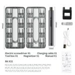 35-in-1 Electric Screwdriver Set Iron Gray