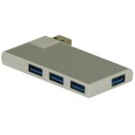 Comkia UH-06SR 4 Port Aluminum Rotatable USB 3.0HUB