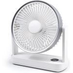 USB-C Desk Cooling Fan (5000mAh) 4 Speeds White