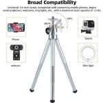 Basics Lightweight Mini Tripod for Webcams & Smartphones Silver