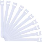 Cable Ties 12x150mm 10pcs White 6in