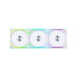 Lian Li 12SL1W3W UNI FAN SL WIRELESS RGB White 3x 120mm Fan Pack with Controller