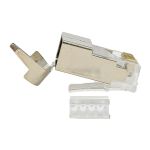 MC C20-088L7S-20 Metal Shielded FTP RJ45 Connectors rated for stranded & solid CAT 7/6A/6 cable 20-Pack