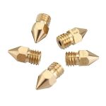 5pcs Original 0.3mm MK8 Thread Extruder Nozzle ForEnder & CR Series 3D Printer(EXCEPT CR-10S PRO AND CR-X)