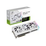 ASUS ROG-STRIX-RTX4080S-16G-WHITE ROG StrixGeForce RTX 4080 SUPER 16GB GDDR6X White Edition Graphics Card