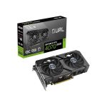 ASUS DUAL-RTX4070S-O12G-EVO Dual GeForce RTX 4070 SUPER EVO OC Edition Graphics Card 12GB GDDR6X PCI Express 4.0