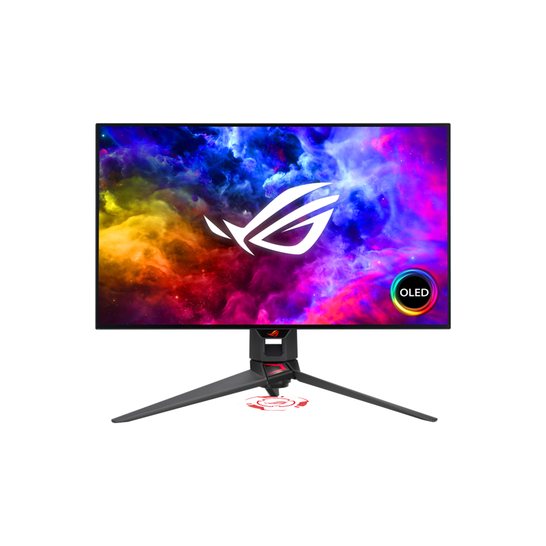 ASUS PG27AQDM ROG Swift OLED 27in Gaming Monitor Flat Panel WQHD 2560 x  1440 (2K) 240 Hz FreeSync Premium & G-Sync