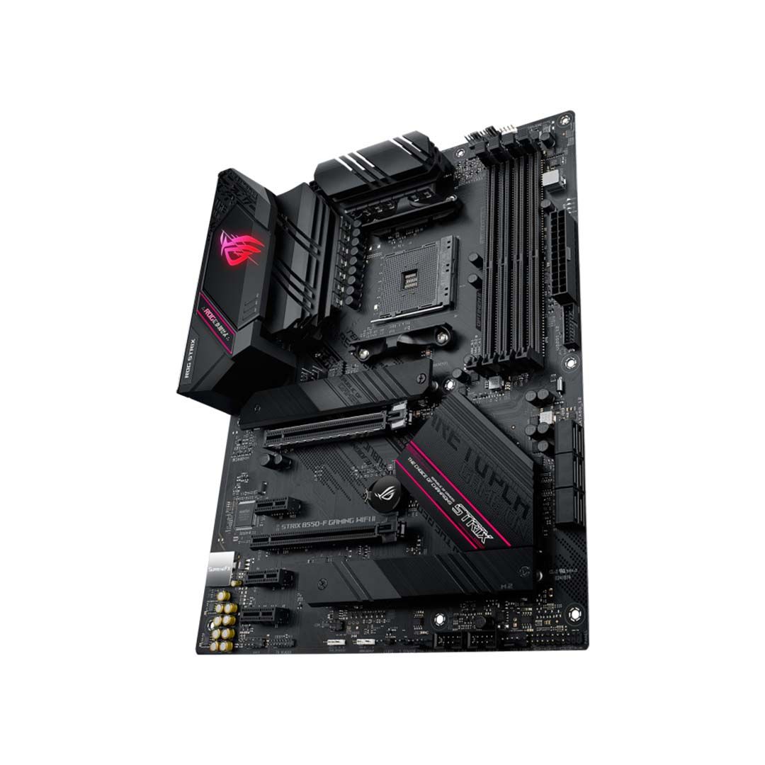 ASUS ROG STRIX B550-F GAMING WIFI II ATX Motherboard Socket AM4 AMD B550  Chipset DDDR4-4400MHz (Max 128GB) USB 3.2